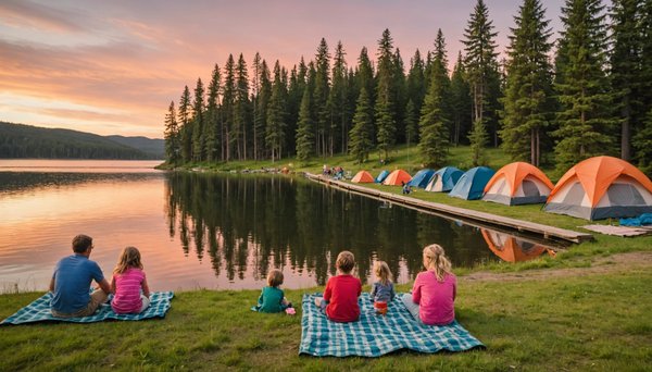 Vacances camping pieds eau pour toute famille